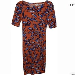 Lularoe womens Julia dress XS fireworks